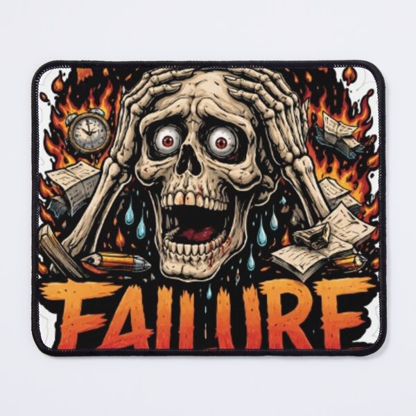 Item preview, Fear of Failure – Overthinking Anxiety Skull Art designed and sold by TheSalesGalore.