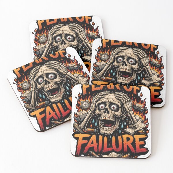 Item preview, Fear of Failure – Overthinking Anxiety Skull Art designed and sold by TheSalesGalore.