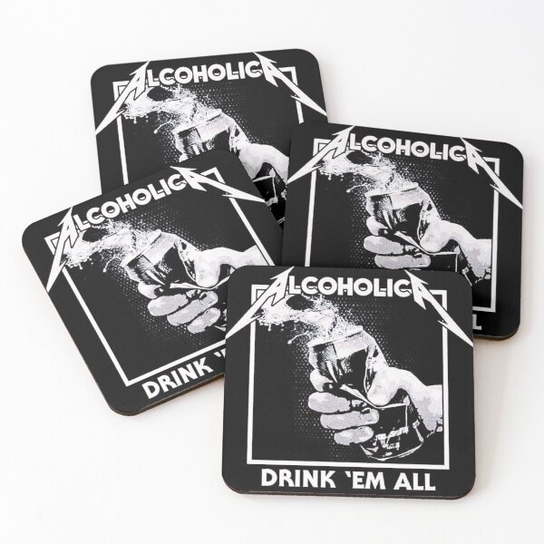 Item preview, Alcoholica Drink 'Em All designed and sold by mixmoly.