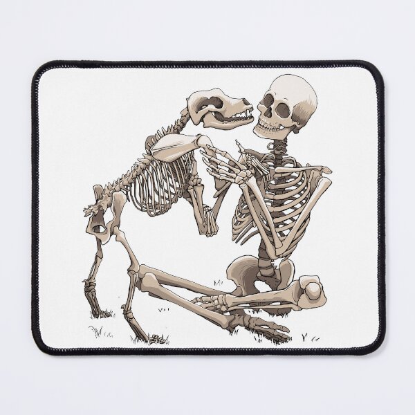Item preview, Eternal Bond Skeleton Dog and Human designed and sold by bigbalddon.