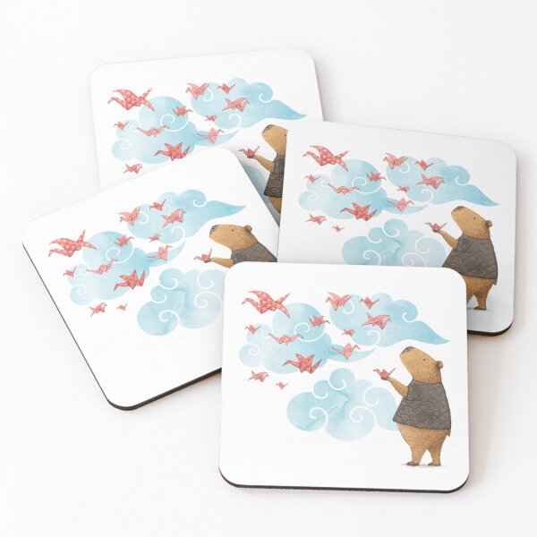 Item preview, Capybara and origami designed and sold by genoveva ilustracion.