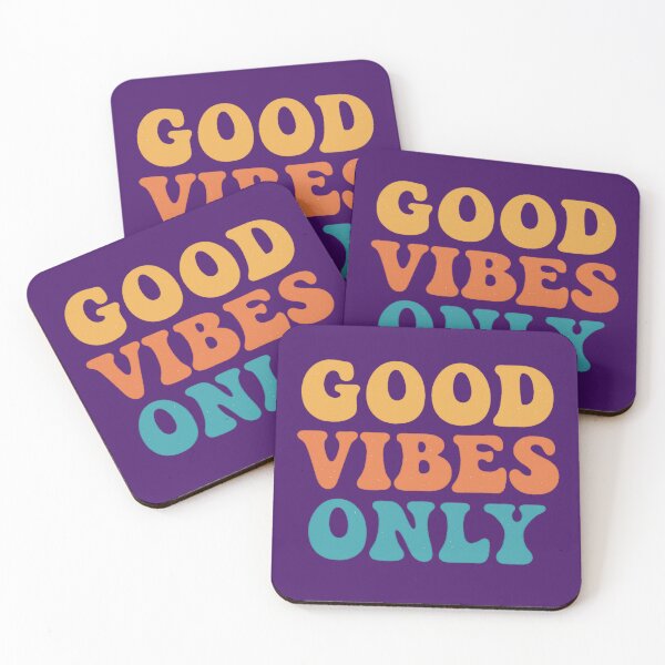 Item preview, Good Vibes Only Colorful Groovy Design. Groovy Quote  designed and sold by DesignHouse07.