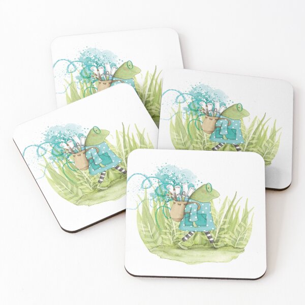 Item preview, Artist frog in the countryside designed and sold by genoveva ilustracion.