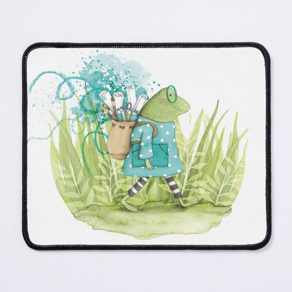 Item preview, Artist frog in the countryside designed and sold by genoveva ilustracion.