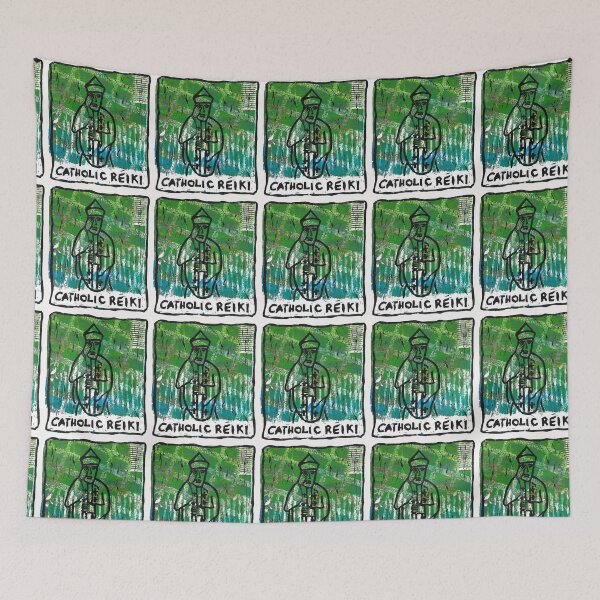 Item preview, Catholic Reiki Green designed and sold by BarryMayfield.