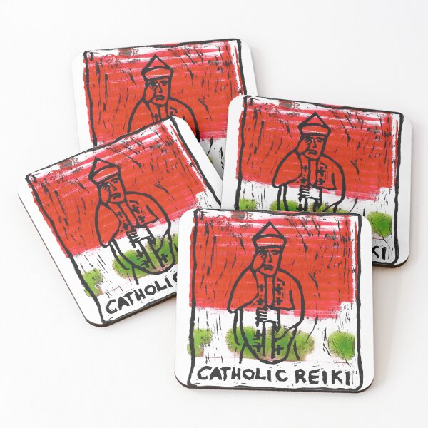 Item preview, Catholic Reiki Red and Green designed and sold by BarryMayfield.