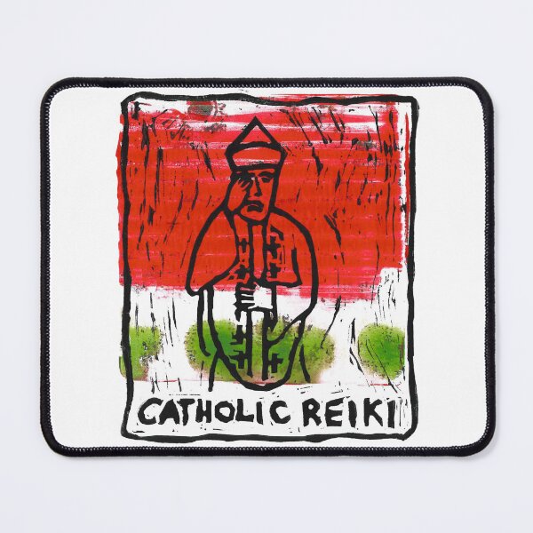Item preview, Catholic Reiki Red and Green designed and sold by BarryMayfield.
