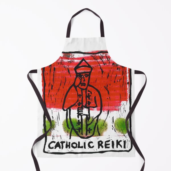 Item preview, Catholic Reiki Red and Green designed and sold by BarryMayfield.