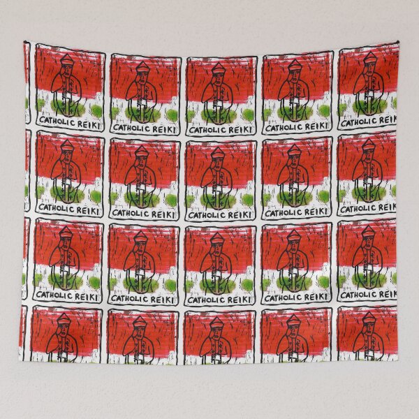 Item preview, Catholic Reiki Red and Green designed and sold by BarryMayfield.