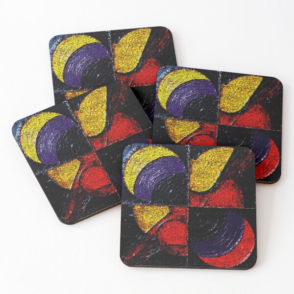 Item preview, crimson axis dark stonewall colorful geometric abstract design designed and sold by SmashingDeals.