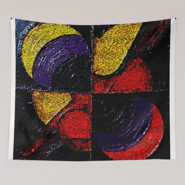 Item preview, crimson axis dark stonewall colorful geometric abstract design designed and sold by SmashingDeals.