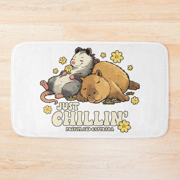Item preview, Just Chillin' Possum and Capybara designed and sold by wingstar.