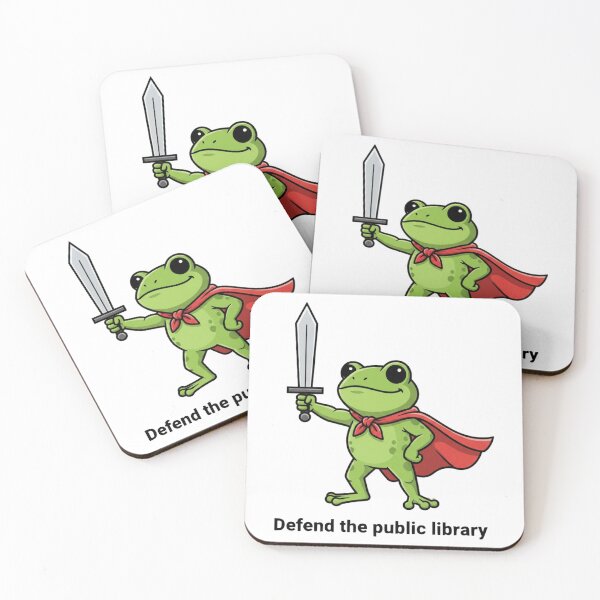 Item preview, Defend the Public Library designed and sold by friedcactstudio.