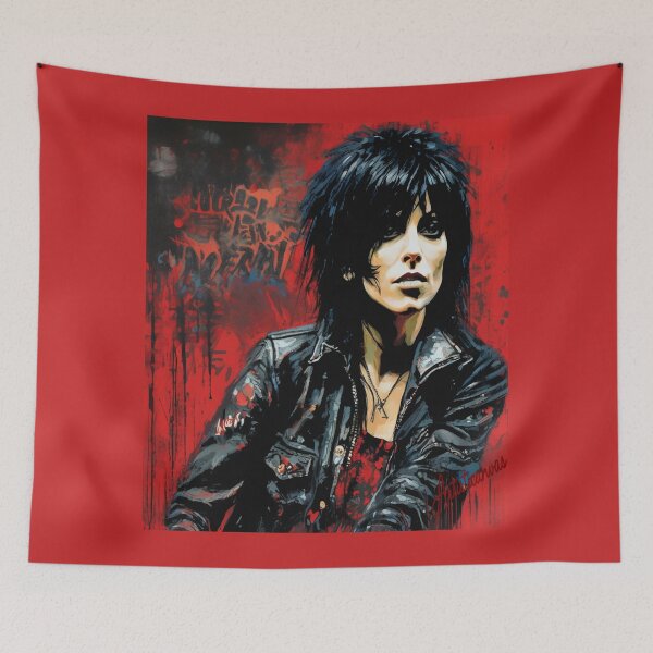 Item preview, Joan Jett Rebel Punk Rock Portrait designed and sold by Artisticanvas.