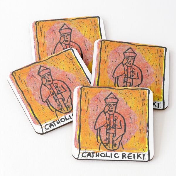Item preview, Catholic Reiki Peach and Orange designed and sold by BarryMayfield.