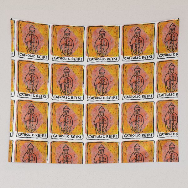 Item preview, Catholic Reiki Peach and Orange designed and sold by BarryMayfield.