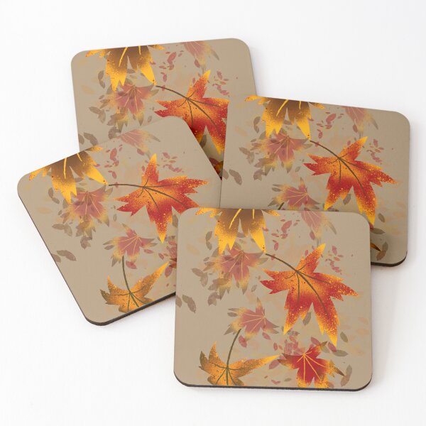 Item preview, Autumn Maple Leaves Watercolor - Falling Fall Foliage Pattern designed and sold by TheArtOfTreble.