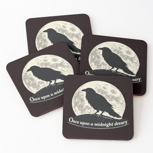 Item preview, Midnight Dreary Raven • Gothic Moon Silhouette Design designed and sold by Artpicto.