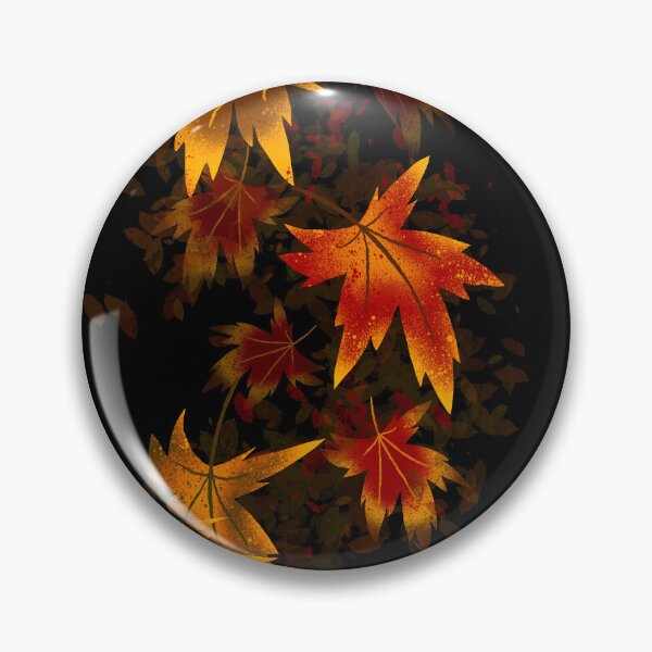 Item preview, Dark Autumn Maple Leaves - Vibrant Fall Foliage Pattern designed and sold by TheArtOfTreble.