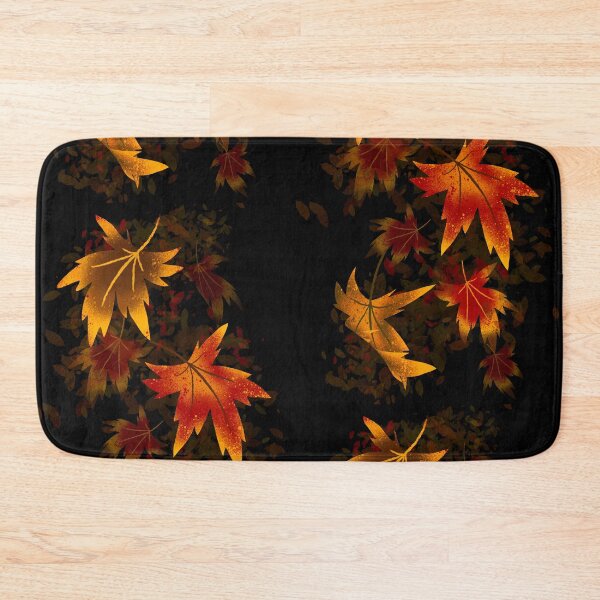 Item preview, Dark Autumn Maple Leaves - Vibrant Fall Foliage Pattern designed and sold by TheArtOfTreble.