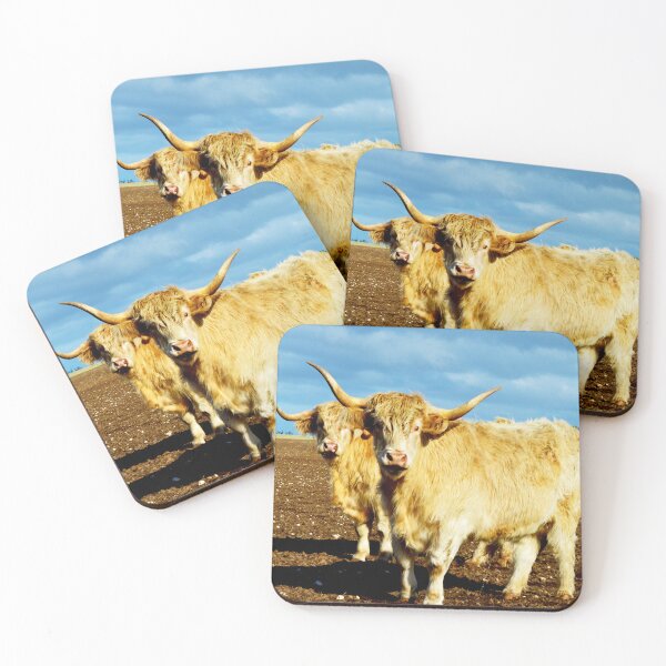 Item preview, Highland Cows Double Trouble designed and sold by A-Work-Of-Art.