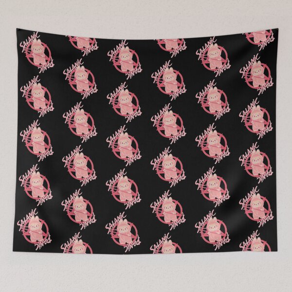 Item preview, Parody Satanic Panic cotton candy pink little devil digital art designed and sold by NonDecafArt.