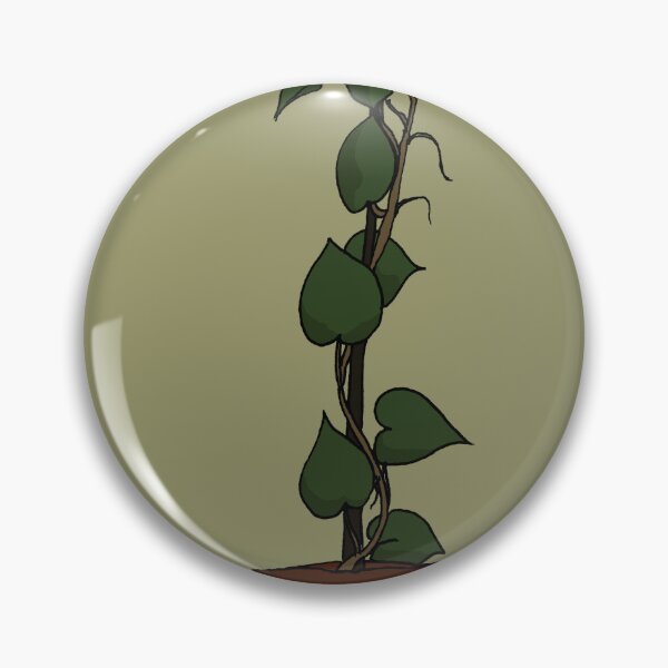 Item preview, Epipremnum aureum plant drawing with circle round designed and sold by Berlin-D-Prs.