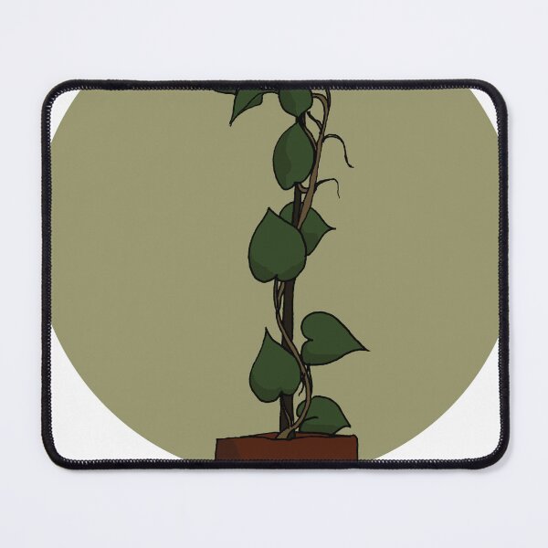 Item preview, Epipremnum aureum plant drawing with circle round designed and sold by Berlin-D-Prs.