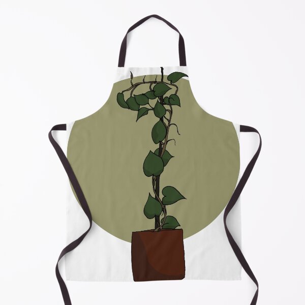 Item preview, Epipremnum aureum plant drawing with circle round designed and sold by Berlin-D-Prs.