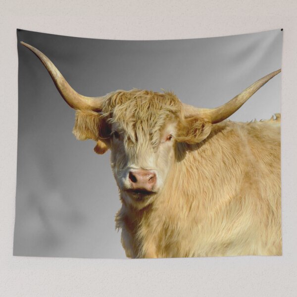 Item preview, Highland Cow Self Portrait designed and sold by A-Work-Of-Art.