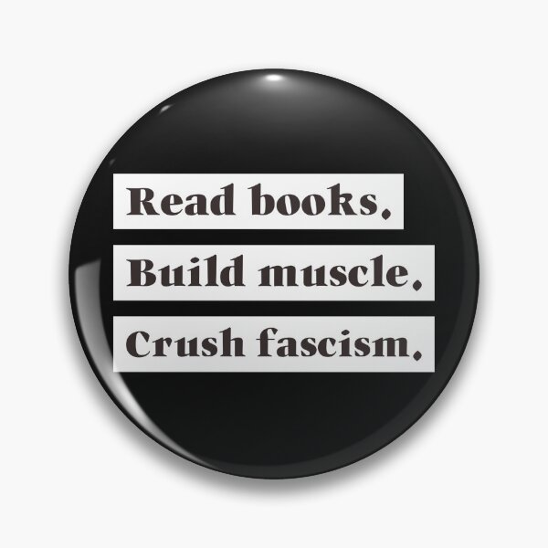 Item preview, Read Books Build Muscle Crush Fascism – Bold Activist Workout designed and sold by DesignbyAACreations .