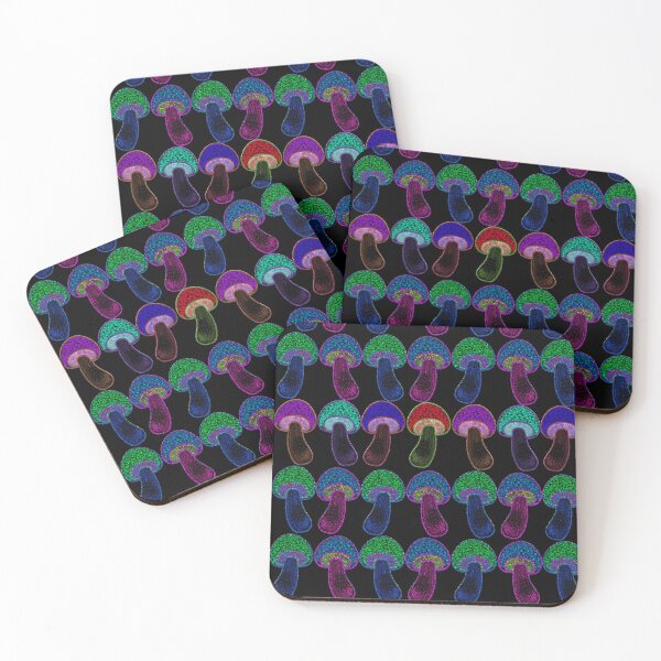 Item preview, Psychedelic Mosaic Pattern Mushroom designed and sold by NewWave012.