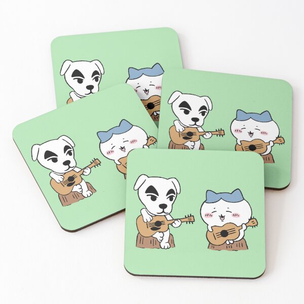 Item preview, K.K. Slider & Hachiware (Animal Crossing x Chiikawa) designed and sold by Erin-Burns.