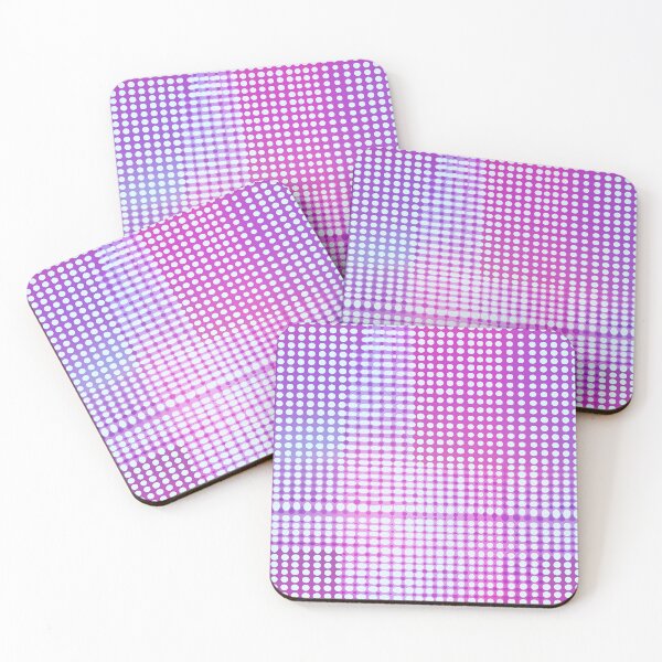 Item preview, Batik Inspired Abstract Dots Purple Violet Magenta designed and sold by TheBohemianLark.