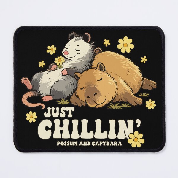 Item preview, Just Chillin' Possum and Capybara designed and sold by wingstar.
