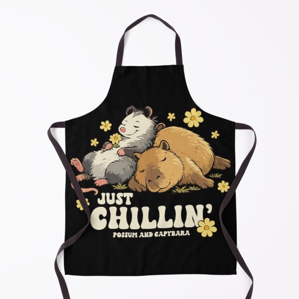 Item preview, Just Chillin' Possum and Capybara designed and sold by wingstar.
