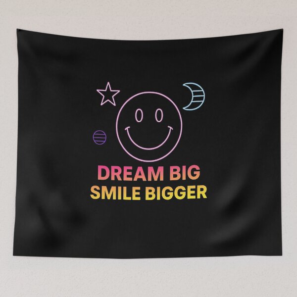 Item preview, Dream Big Smile Bigger Design designed and sold by Adappai.