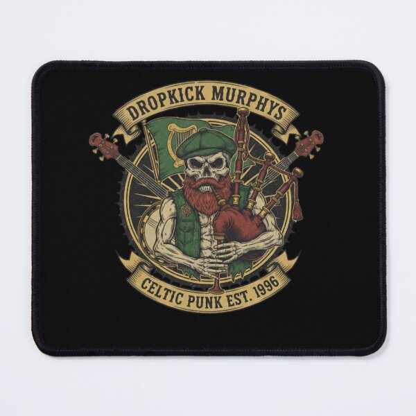 Item preview, Dropkick Murphys Bearded Skull Piper Logo Celtic Punk Fan Art  designed and sold by Elarabyonline.