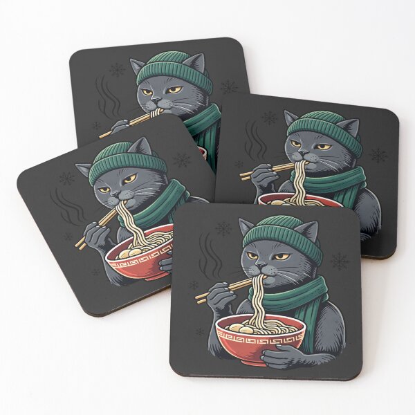 Item preview, Ramen Cat – Cozy Winter Foodie Streetwear Aesthetic Art designed and sold by ColorSplash123.