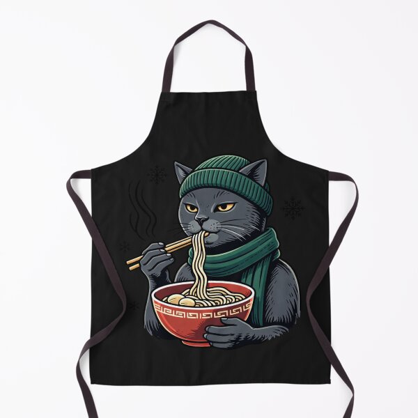 Item preview, Ramen Cat – Cozy Winter Foodie Streetwear Aesthetic Art designed and sold by ColorSplash123.