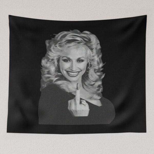 Item preview, Dolly Parton Middle Finger Country Music  designed and sold by Elarabyonline.