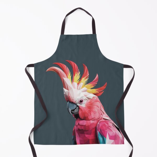 Item preview, Geometric Pink Cockatoo - Watercolor Low Poly Australian Bird Art designed and sold by Wennebabs.