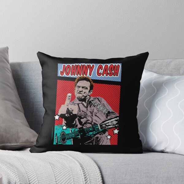 Item preview, Johnny Cash Middle Finger Pop Art Comic Style  designed and sold by Elarabyonline.