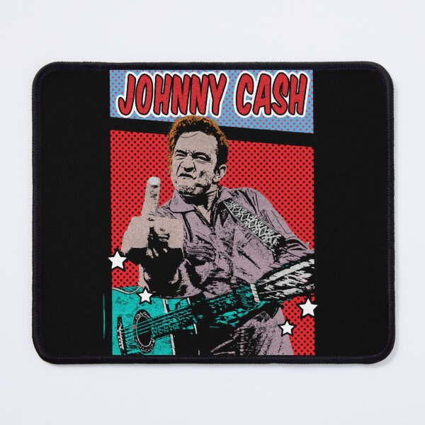 Item preview, Johnny Cash Middle Finger Pop Art Comic Style  designed and sold by Elarabyonline.