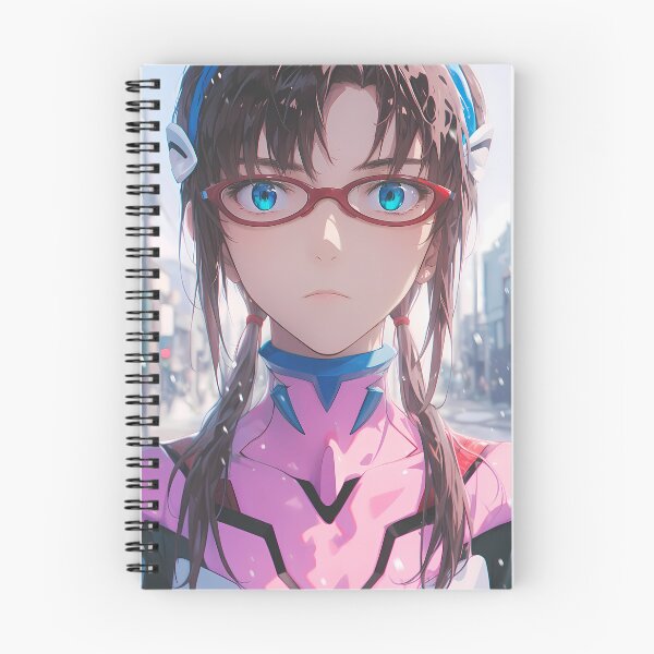 Item preview, Mari Makinami Neon Genesis Evangelion Glasses Blue Eyes City Rainy designed and sold by mildaclairmo.