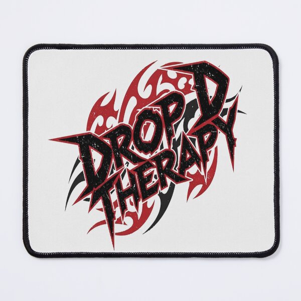 Item preview, Drop D Therapy – Y2K Nu Metal Inspired Heavy Music Design designed and sold by FlamaC.
