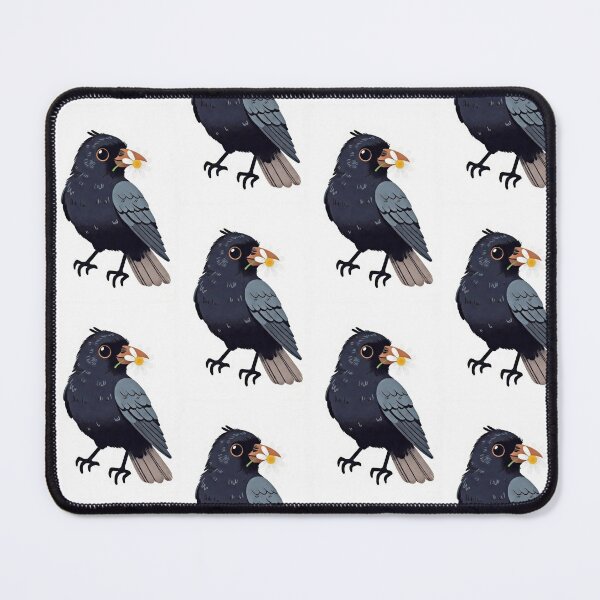 Item preview, Cute Little Crow with a Daisy designed and sold by LauraMK.