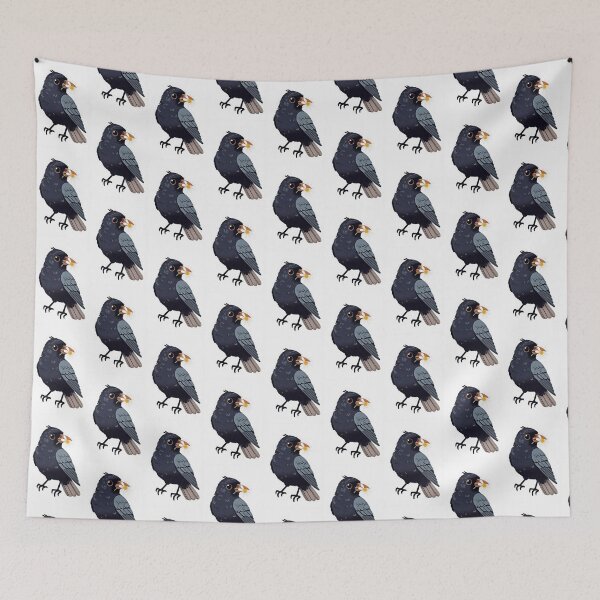 Item preview, Cute Little Crow with a Daisy  designed and sold by LauraMK.