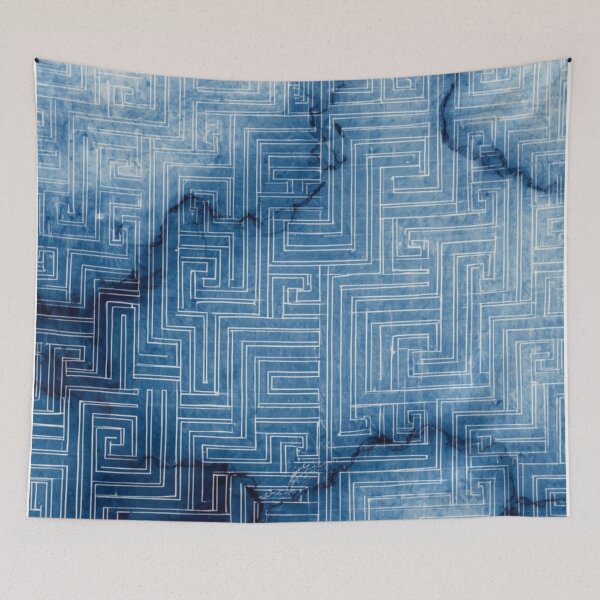 Item preview, Azure Grecian Meander designed and sold by optimusprime39.