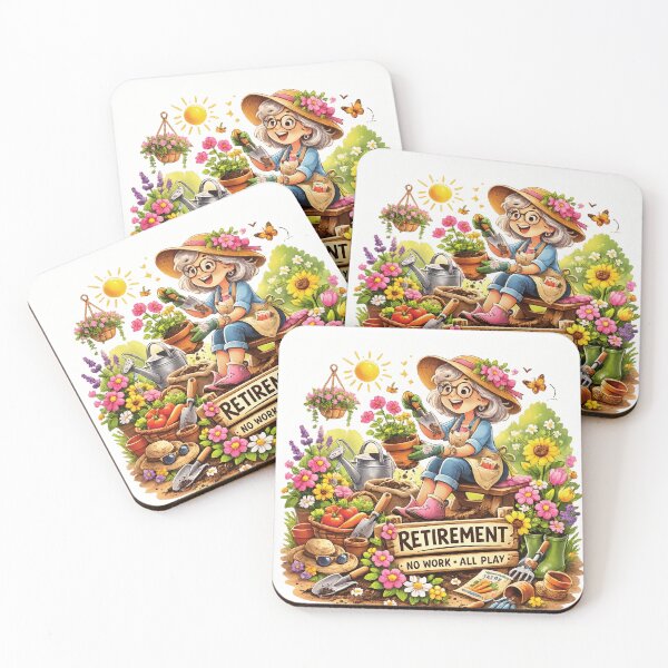 Item preview, Cute Retirement Gardening  designed and sold by ttuniques.